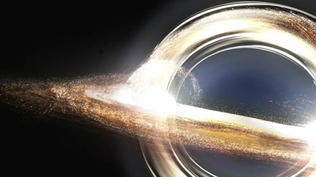 Resultado de imagen de La gravedad del agujero negro tuerce el Espacio