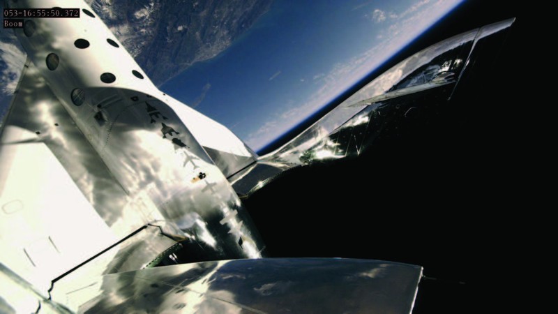 Es al segunda vez en 10 semanas que el avión de Virgin Galactic ha ido al espacio