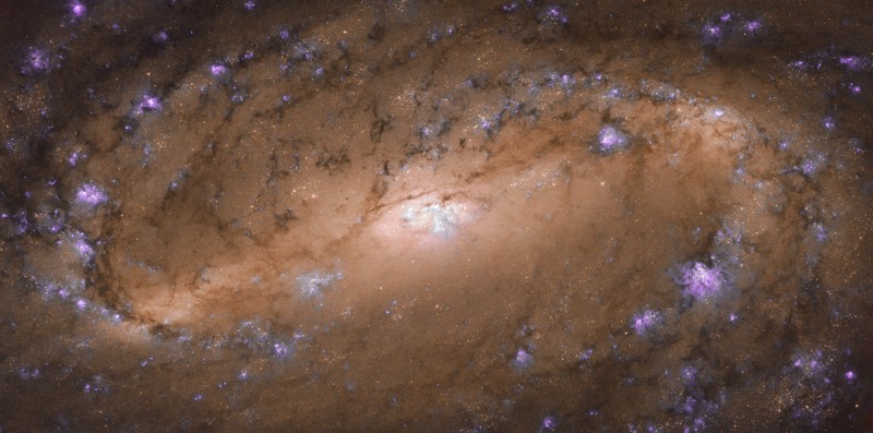 NGC 2903 se encuentra a unos 30 millones de años luz de distancia, en la constelación de Leo (el León)