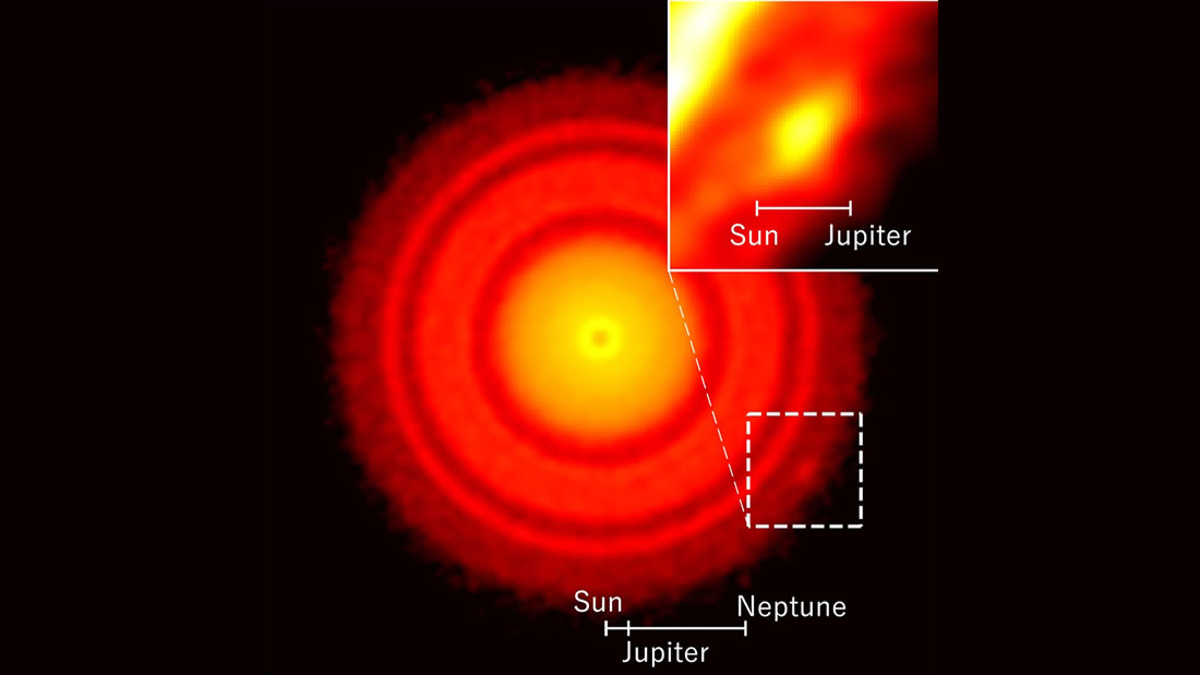 Detectan el sitio de formación de un planeta alrededor de la estrella joven más cercana
