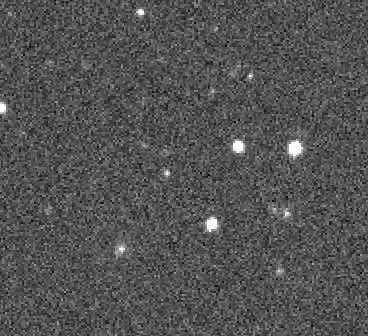 La película acelerada del asteroide 2019 LF6 muestra como se mueve a través del cielo el 10 de junio. El tiempo real transcurrido es de 13 minutos