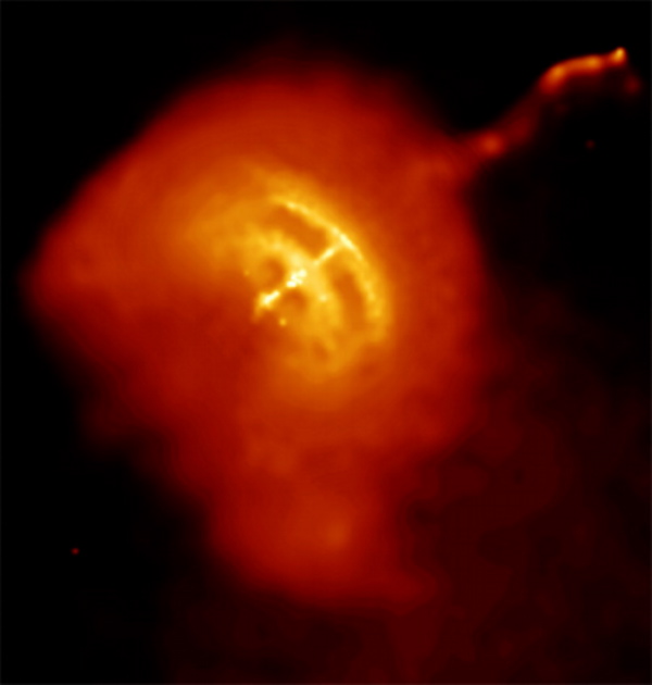 El Pulsar de Vela y su nebulosa circundante